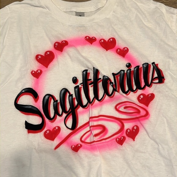 Sagittarius spray paint shirt - Picture 2 of 2